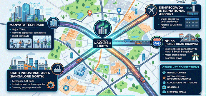 Purva Northern Lights Near by location